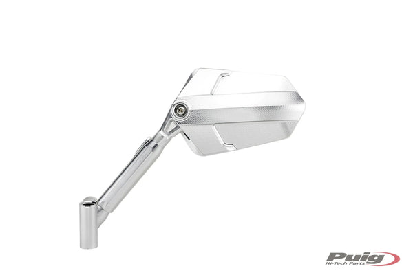 REAR MIRROR MOD. EXPLORER HOMOLOG. RIGHT C/ALU-ALU — Anodized aluminum