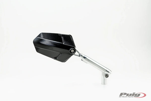 REAR MIRROR MOD. EXPLORER HOMOLOG. RIGHT C/ALU-BLA — Black