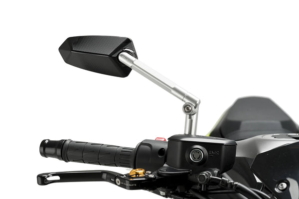 REAR MIRROR MOD. F1.1 NO HOMOLOGATED S/RIGHT C/ALU — Black