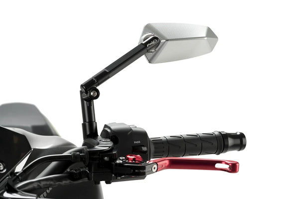 REAR MIRROR MOD. F1.1 NO HOMOLOGATED S/LEFT C/BLAC — Anodized aluminum