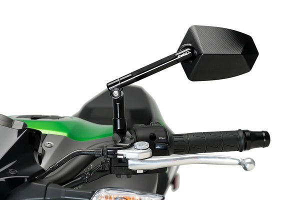 REAR MIRROR MOD. GT.1 HOMOLOGATED L/LEFT C/NEGR-B — Black