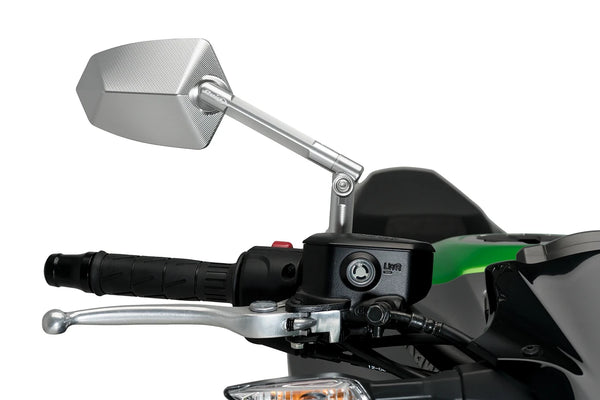 REAR MIRROR MOD. GT.1 HOMOLOGATED L/RIGHT C/ANOD-A — Anodized aluminum