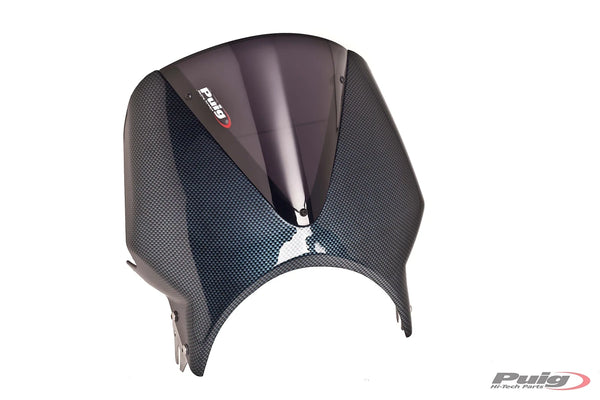 WINDSHIELD MOD. VISION KAWASAKI Z900RS 18'- C/DARK — Dark Smoke