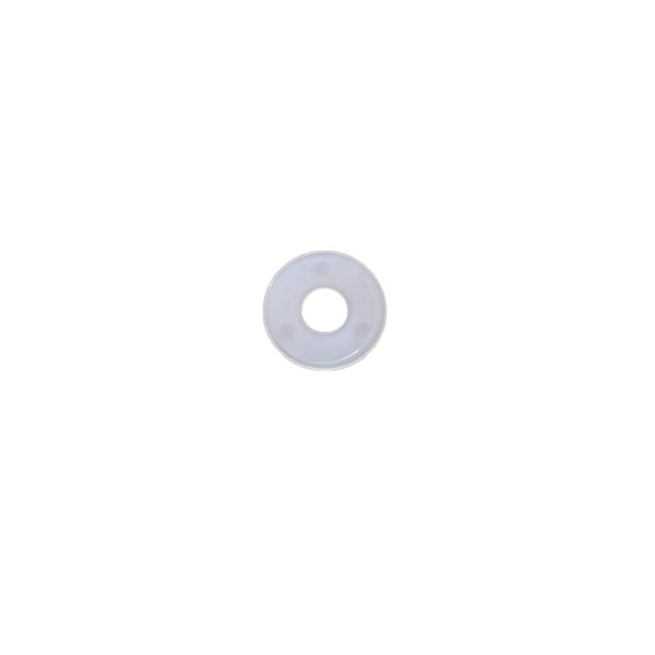 04-WA514.3 M5 x 14.3OD x 1.5Thk Flat Nylon Off-White Washer