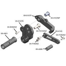 05-0107B Kawasaki Z125 Rearset Complete - STD Shift