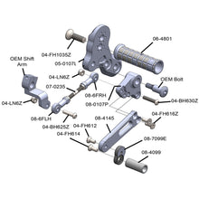 05-0107B Kawasaki Z125 Rearset Complete - STD Shift