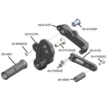05-0108B Kawasaki Z125 Rearset Complete - GP Shift