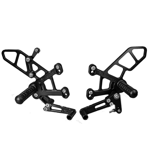05-0168B 2011-15 Kawasaki ZX-10R Rearset - STD Shift