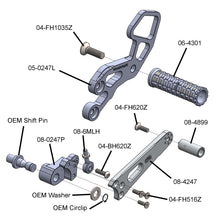 05-0247B 2006-10 Suzuki GSX-R600/750 Complete Rearset