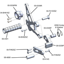 Honda CBR1000RR Complete Rearset