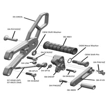 05-0403B Yamaha R3 Rearset - STD Shift