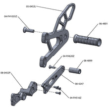 05-0452B 2009-14 Yamaha R1 Complete Rearset