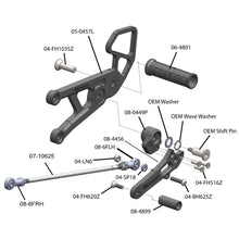 05-0457B Yamaha R6 Rearset - GP Shift