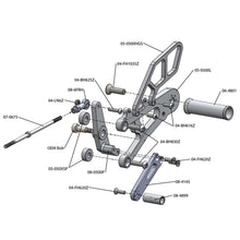 05-0500B 2006-12 Triumph Daytona 675 Rearset - STD Shift