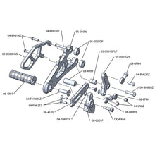 05-0501B 2006-12 Triumph Daytona 675 Rearset - GP Shift