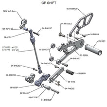 05-0505B Triumph Daytona 675 Rearset - GP Shift w/o QS - RACE USE ONLY (No Side Stand)