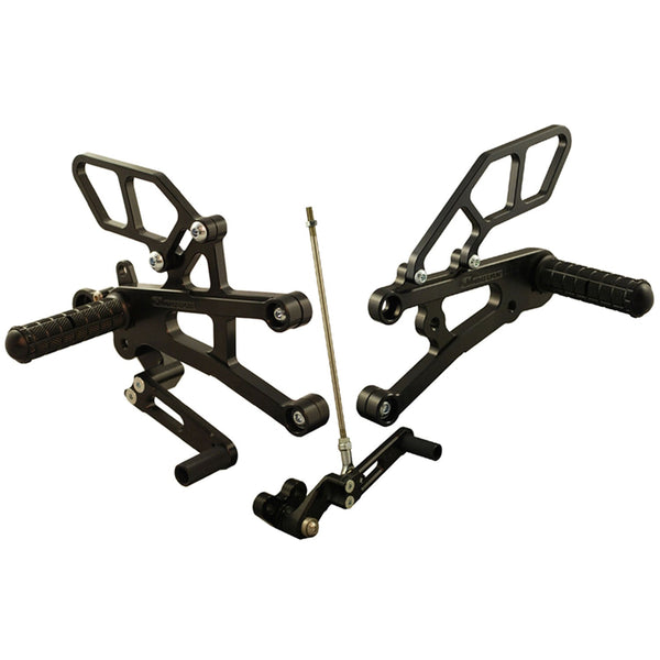 05-0507B Triumph Daytona 675R Rearset - GP Shift w/QS