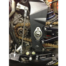 05-0512B Triumph Daytona 675/R/Street Triple Rearsets - GP Shift w/QS Rod - RACE USE ONLY (No Side Stand)