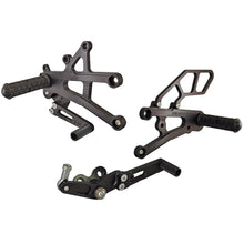 05-0512B Triumph Daytona 675/R/Street Triple Rearsets - GP Shift w/QS Rod - RACE USE ONLY (No Side Stand)