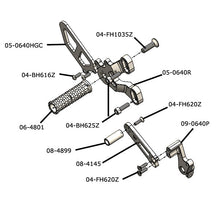 05-0640B Ducati 848/1098/1198/848 Evo Complete Rearset - Black
