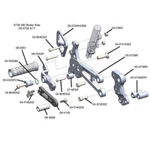 05-0739B 2015-20 KTM RC390 Complete Rearset