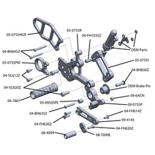 05-0755B 2015-19 BMW S1000RR Complete Rearset