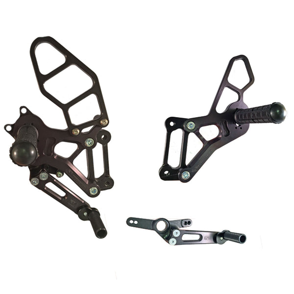 05-0759B BMW S1000R Complete Rearset - STD/GP