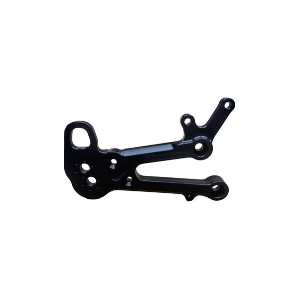 05-0760RO Aprilia RS660 Right Outer Eccentric Rearset Bracket, Black