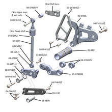 05-0780B MV Agusta F3/Brutale 675/800RR GP/STD Adjustable Rearset Kit w/Shift pedal