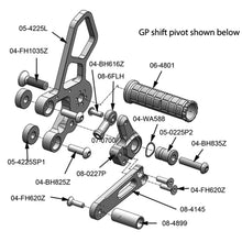 05-4228B Suzuki SV1000 Rearset Complete