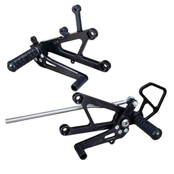 05-4447B 2003-06 Yamaha R6/R6S Rearset - GP/STD