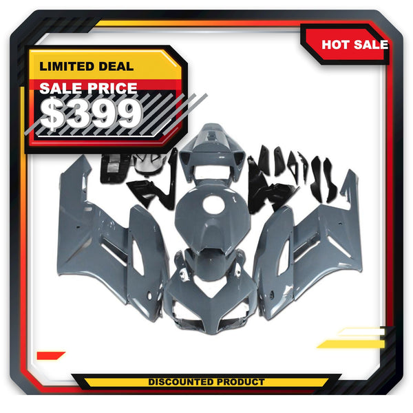 US STOCK NT Aftermarket Injection ABS Plastic Fairing Fit for CBR1000RR 2004-2005 Nardo Gray Available in CA
