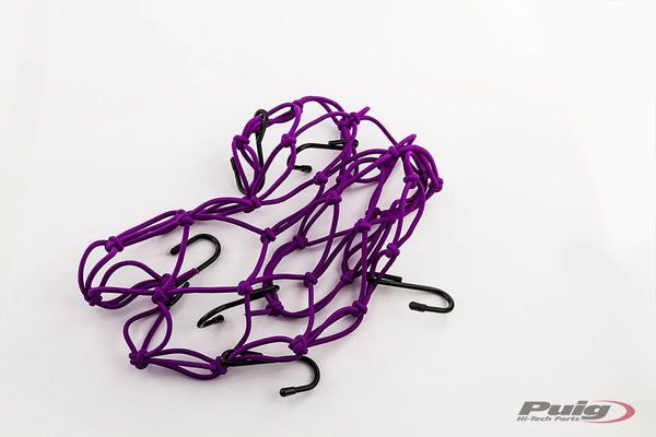 ELASTIC NET OF 350X350 C/VIOLET — Purple