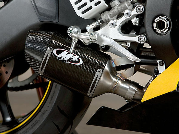 Carbon Fiber Street Slayer Slip On w/ Muller Box Elim. — Yamaha 2006-2020 R6