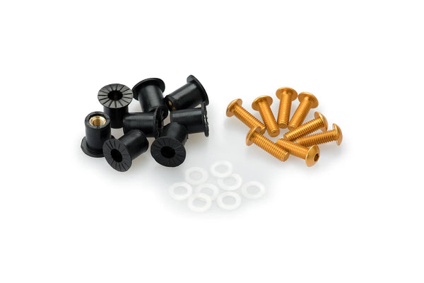 6 SCREW KIT C/YELLOW