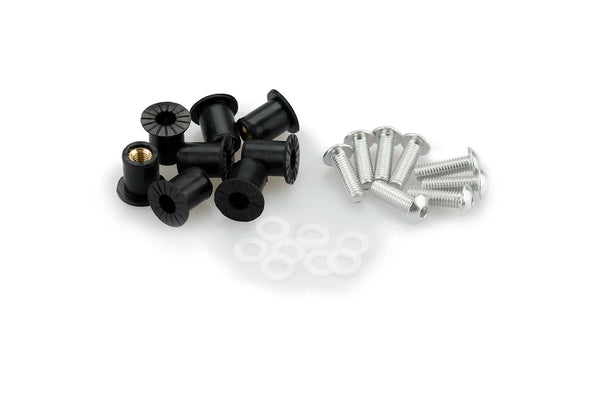 6 SCREW KIT C/SILVER