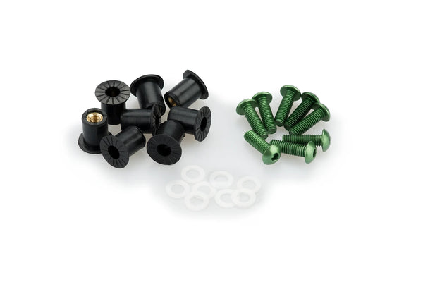 6 SCREW KIT C/GREEN