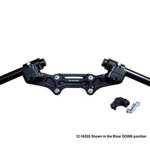 Ducati Monster 1200 Clipon Adapter Plate w/ Std. Black Bars and Res. Spacer