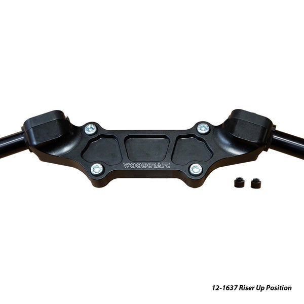 Ducati Monster 937 2021-22 Riser Adapter Plate w/ Standard Black Bars
