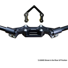 Ducati Monster 1200R 2016-19 Clipon Adapter Plate W/Steering Damper Mount Black Bars