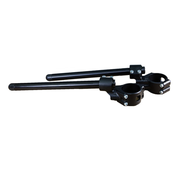 2015-18 Yamaha R3 Side Mount 35mm Rise Adjustable Angle Clipon Risers w/ 11in Bars