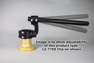 2015-18 Yamaha R3 Side Mount 35mm Rise Adjustable Angle Clipon Risers w/ 11in Bars