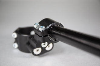 35mm Adjustable Angle Side Mount Clip-on Riser set w/bars, Reservoir mount and hose Suzuki GSXR600/750