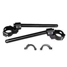 12-2755D BMW S1000RR Side Mount 35mm Rise Adjustable Angle Clipon Risers, 55mm w/ OEM Clipon Delete