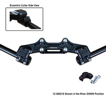 Ducati Monster 821 2014-17 Clipon Adapter Plate w/ STD black bars, Res. Spacer 1 inch Standard Rise