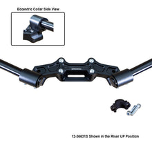 Ducati Monster 821 2014-17 Clipon Adapter Plate w/ STD black bars, Res. Spacer 1 inch Standard Rise