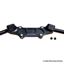 Ducati Monster 937 Adjustable Riser Adapter Plate w/ Standard Black Bars