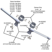 2.5 inch Clipon Risers (with Special 1