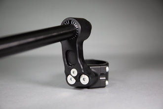 12-7741-78BS1 Suzuki SV650, SV650X 75mm Side Mount Adjustable Angle Clipon Risers