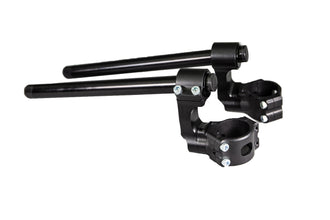 Aprilia Tuono V4 1100 51mm Side Mount 75mm Rise Adjustable Angle Clipon Risers